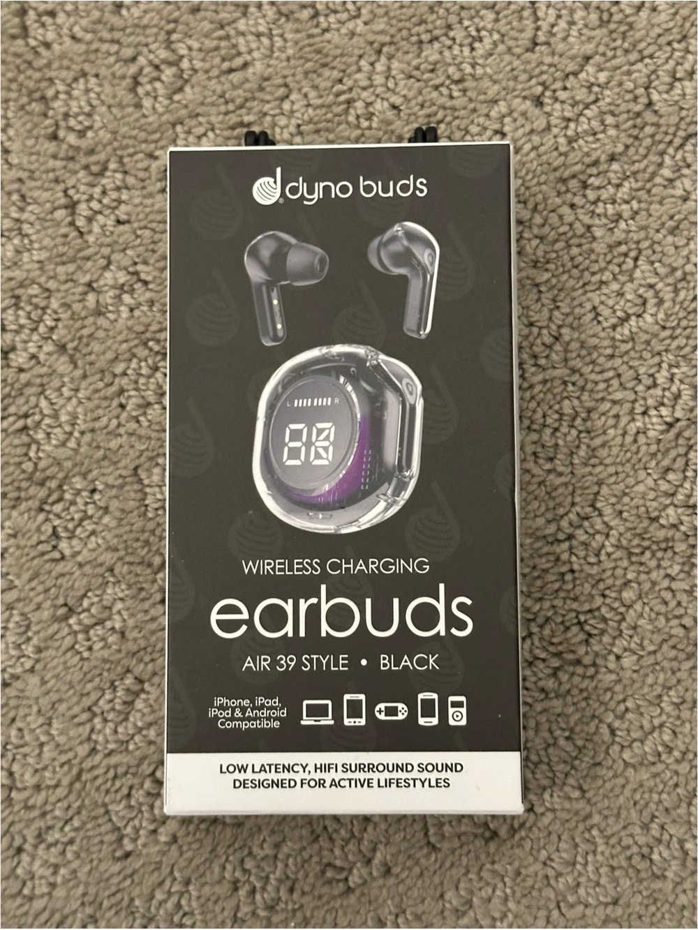 BRAND NEW Dyno Buds Air 39 Style Wireless Bluetooth Charging Earbuds